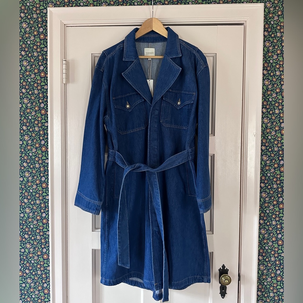FAVORITE DAUGHTER Denim Trench - Picture 3 of 7